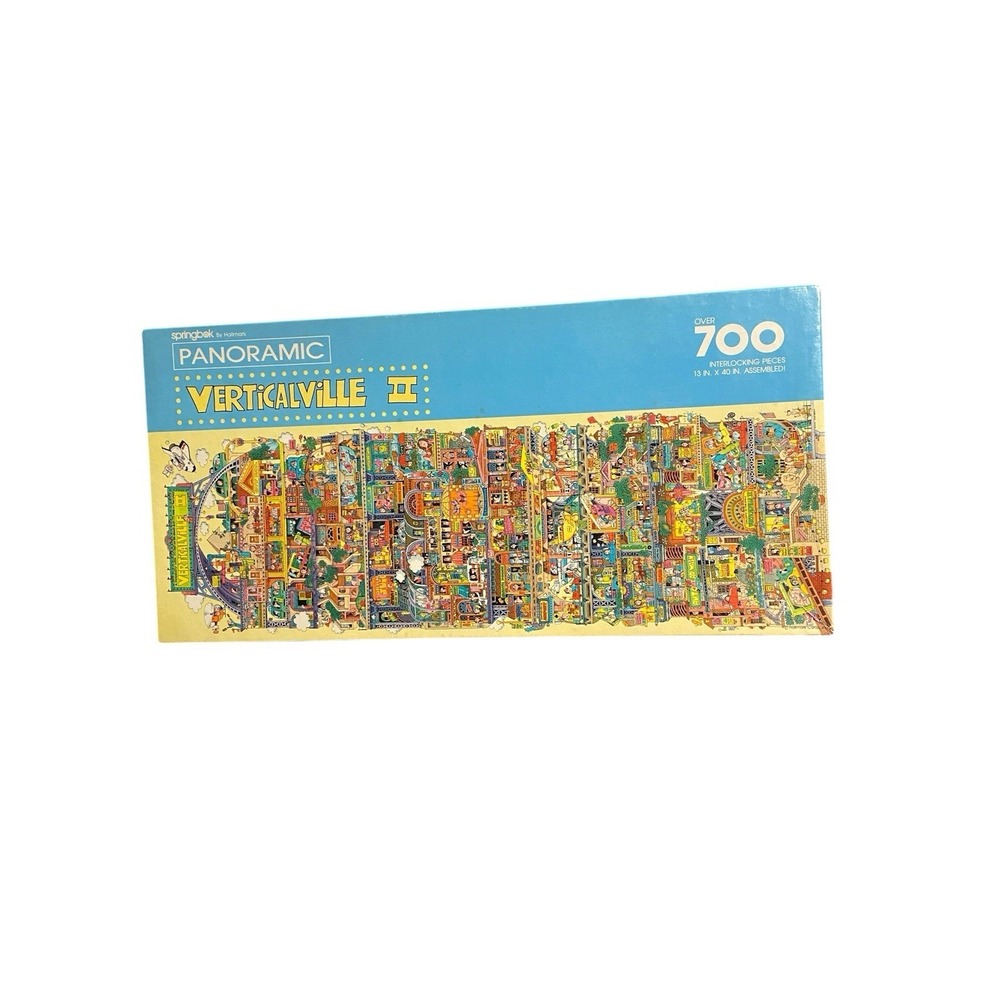 Vintage Springbok Jigsaw Puzzle Verticalville II Complete 700 Piece Blair Martin